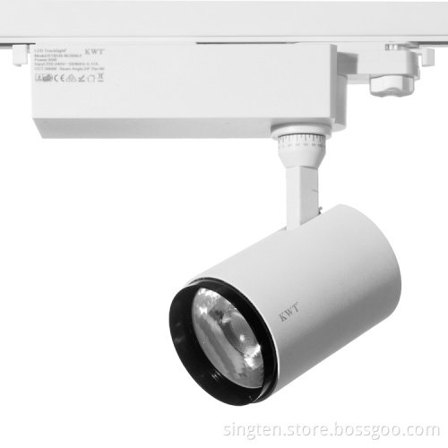 DALI or 1-10V dimmable lighting system LED track light